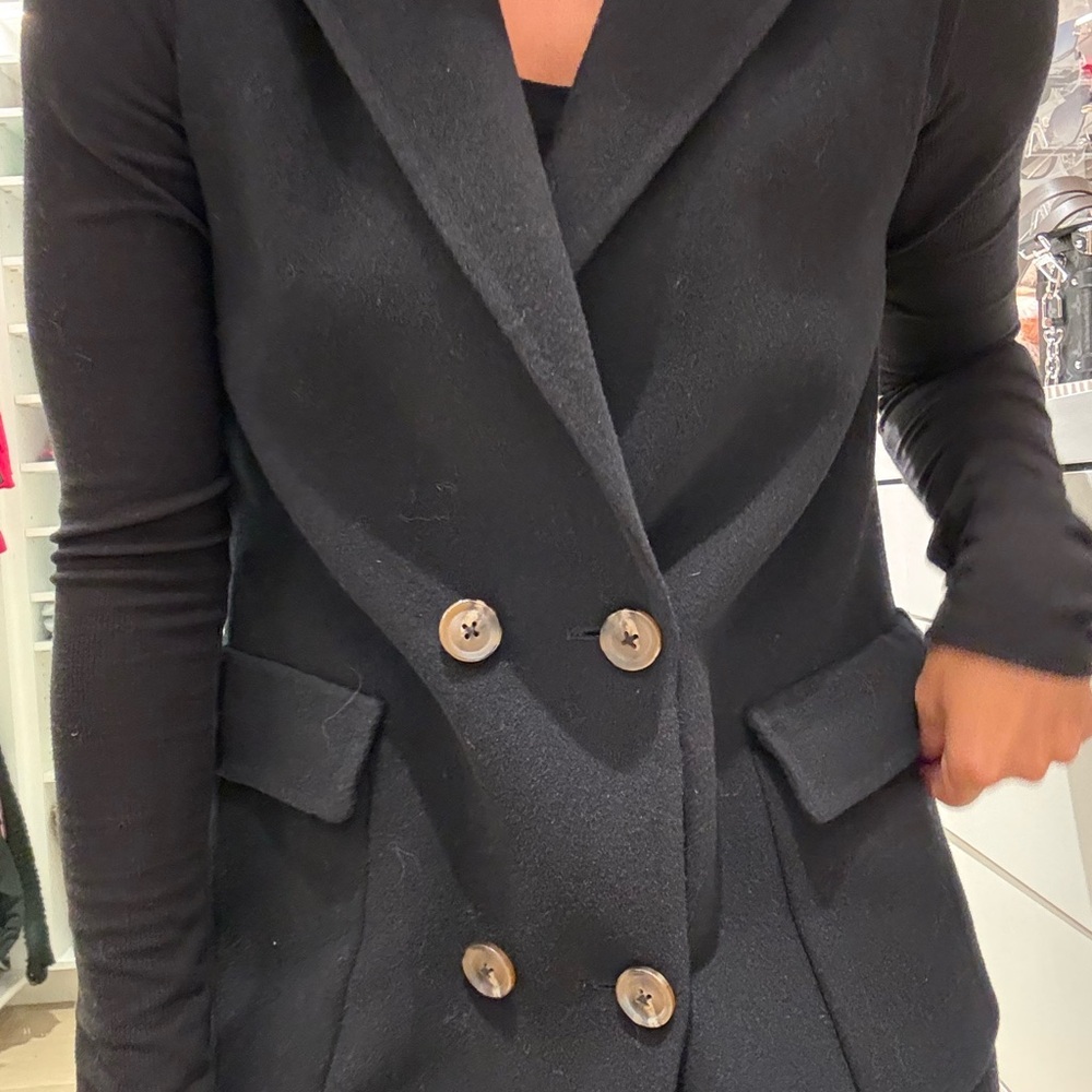 Trending Long Wool Vest Designer Style Minimalist Coat Must-Have Layering Piece
